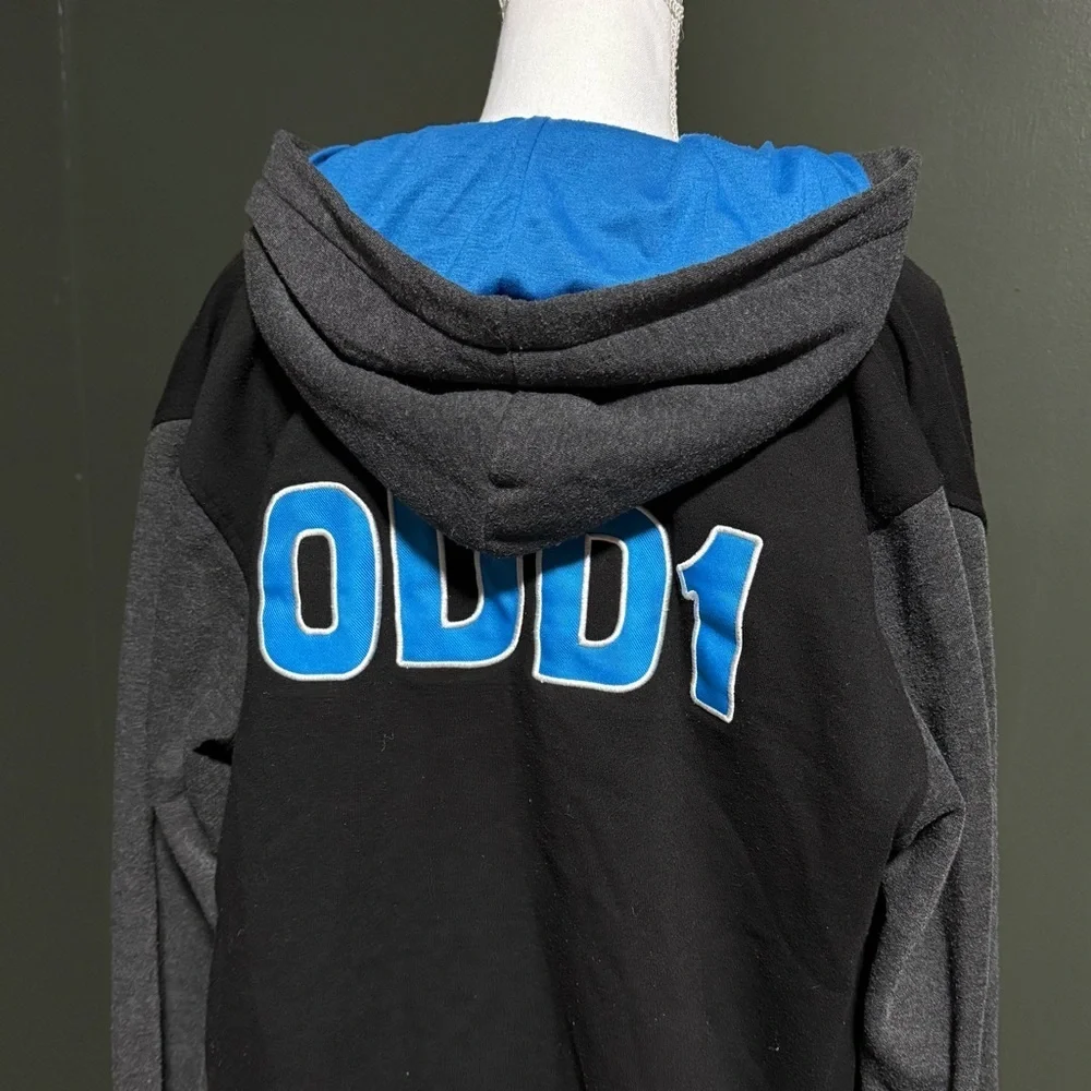 TheOdd1sOut Varsity Hoodie Jacket
Size Small Wear Your Seat Belt Cartoon - Picture 5 of 6